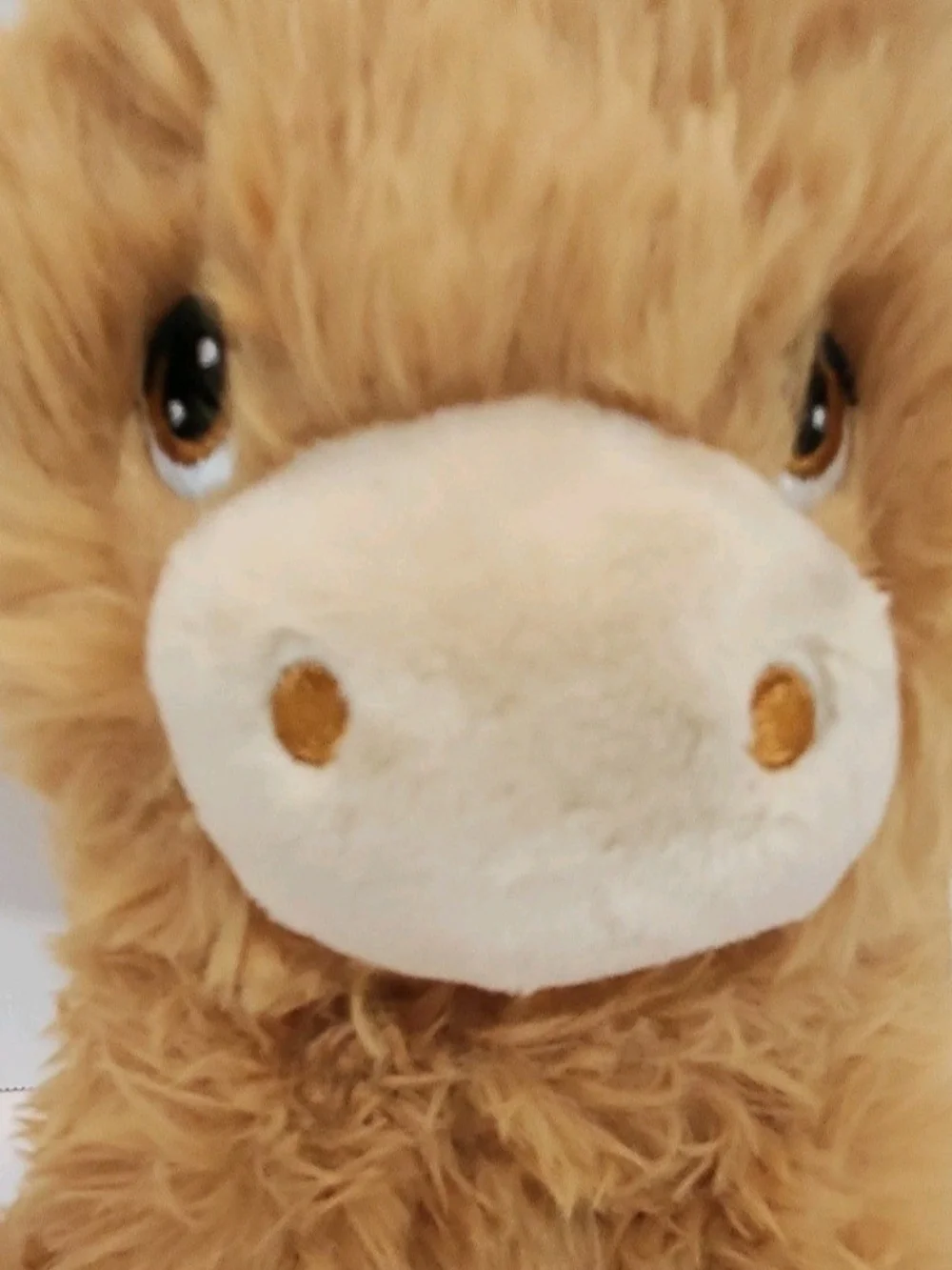 Keel Toys Shaggy Highland Cow Plush, NWT